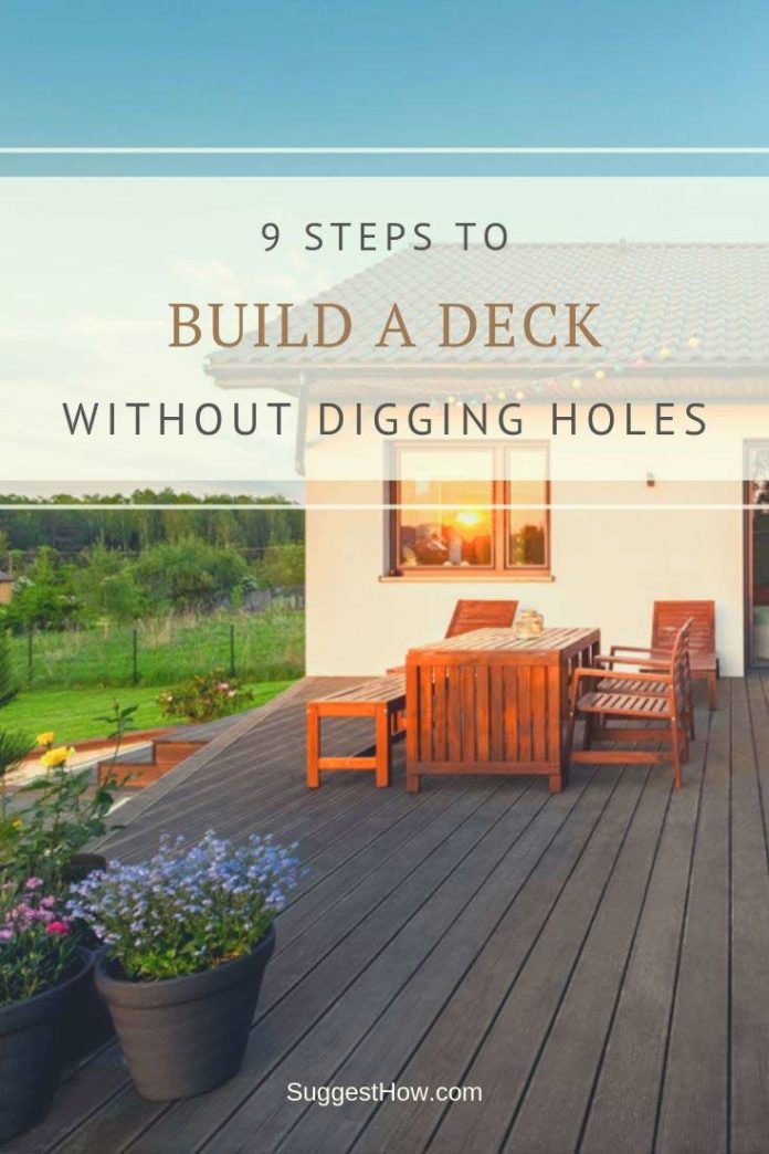 How to Build a Deck Without Digging Holes 11 Step Guide