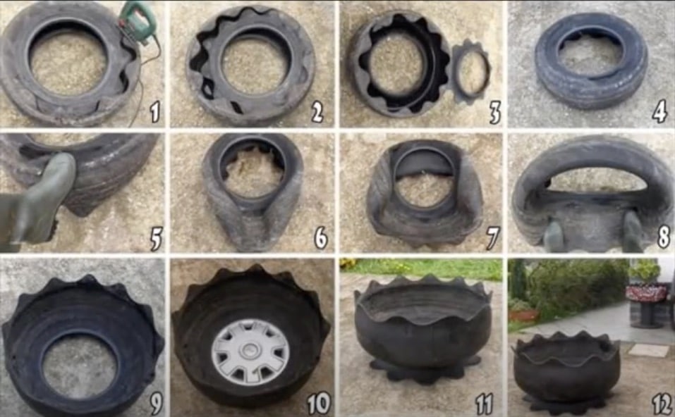 How To Turn a Tire Inside Out