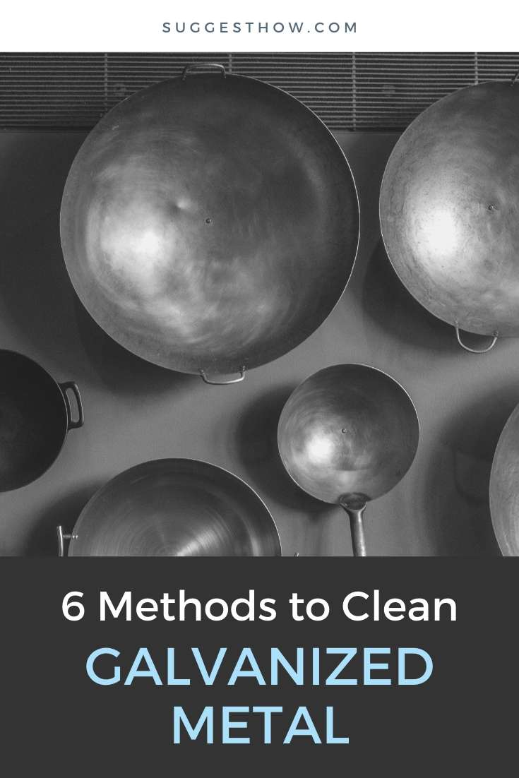 how to clean galvanized metal