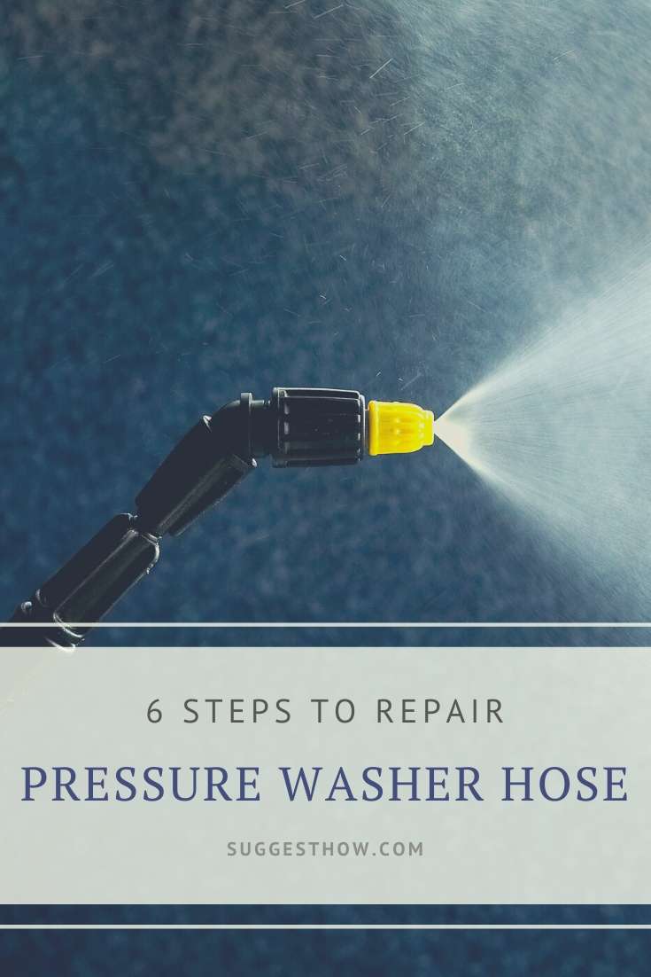 how to repair pressure washer hose