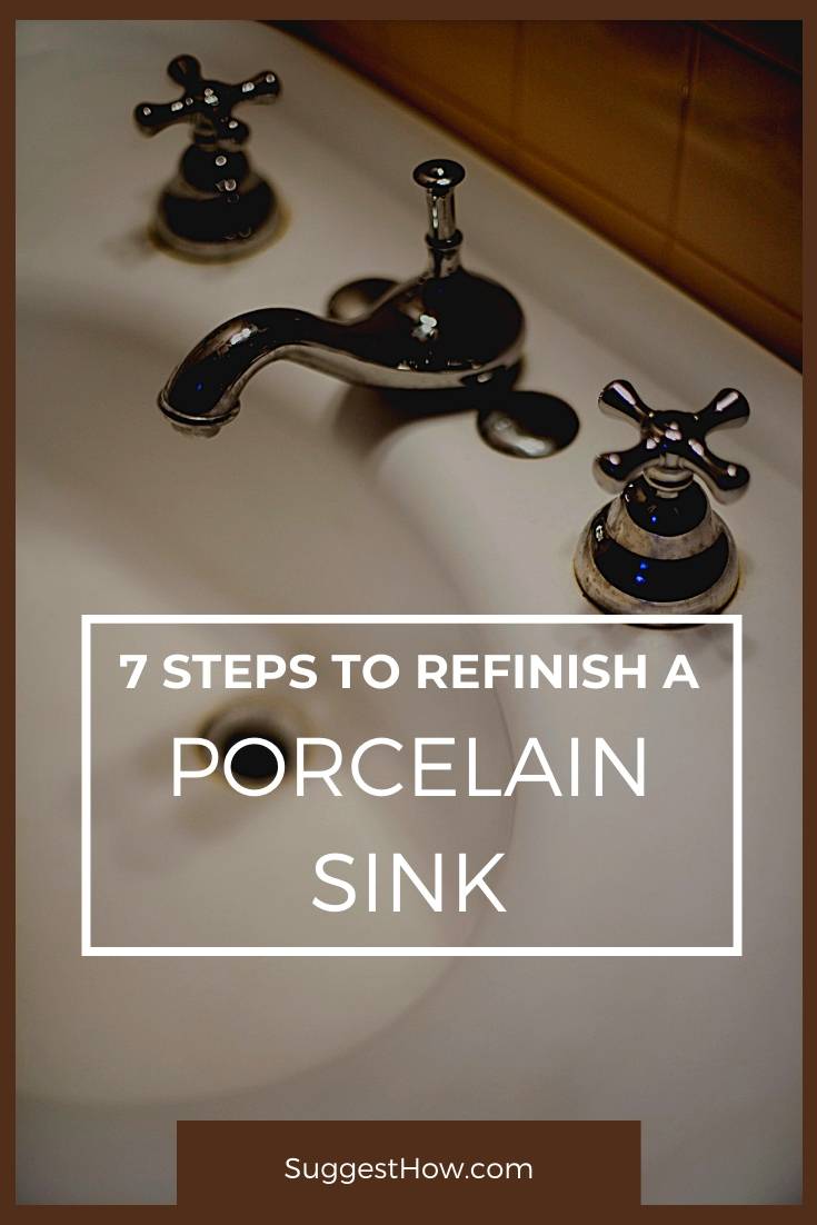 how to refinish a porcelain sink