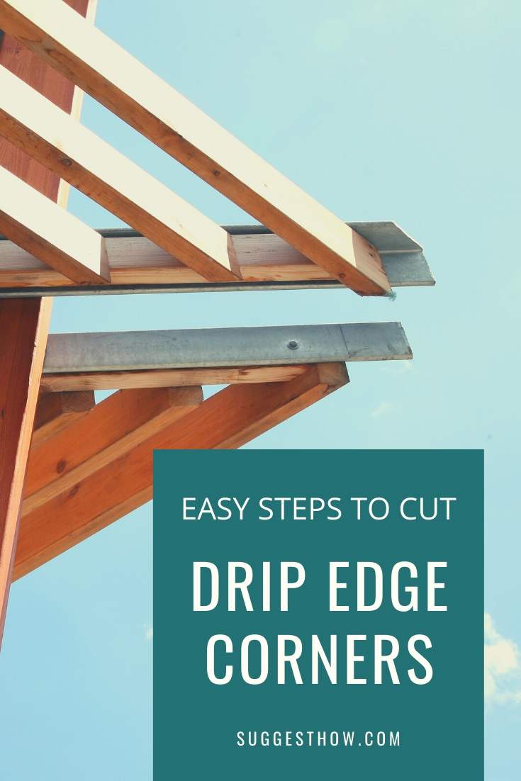 how to cut drip edge corners
