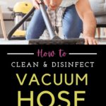 Cleaning a vacuum hose