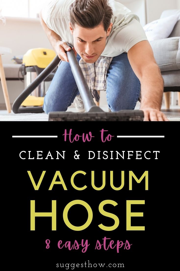 Cleaning a vacuum hose