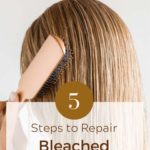how to repair bleached damaged hair