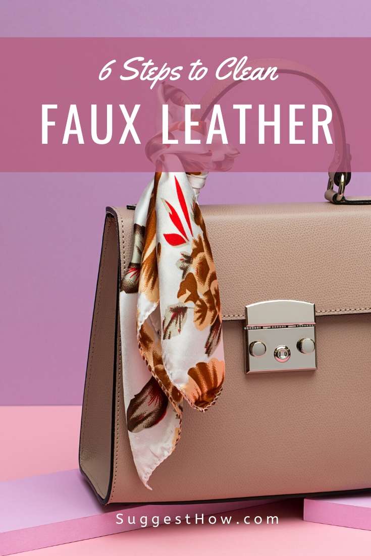 how to clean faux leather