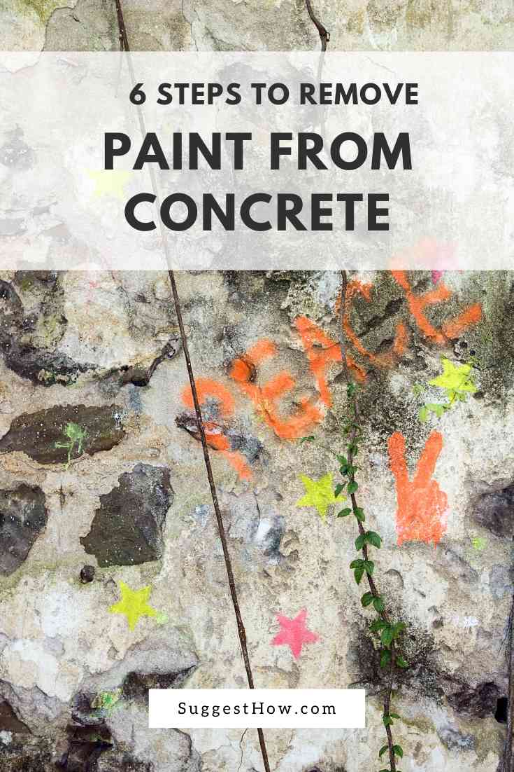 how to remove paint from concrete