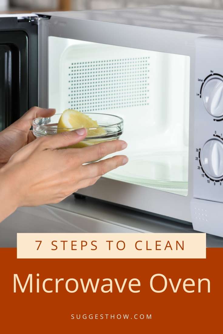 how to clean microwave oven