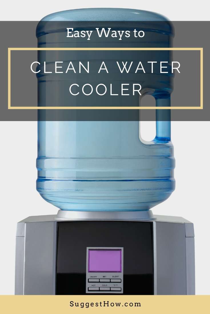 how to clean a water cooler