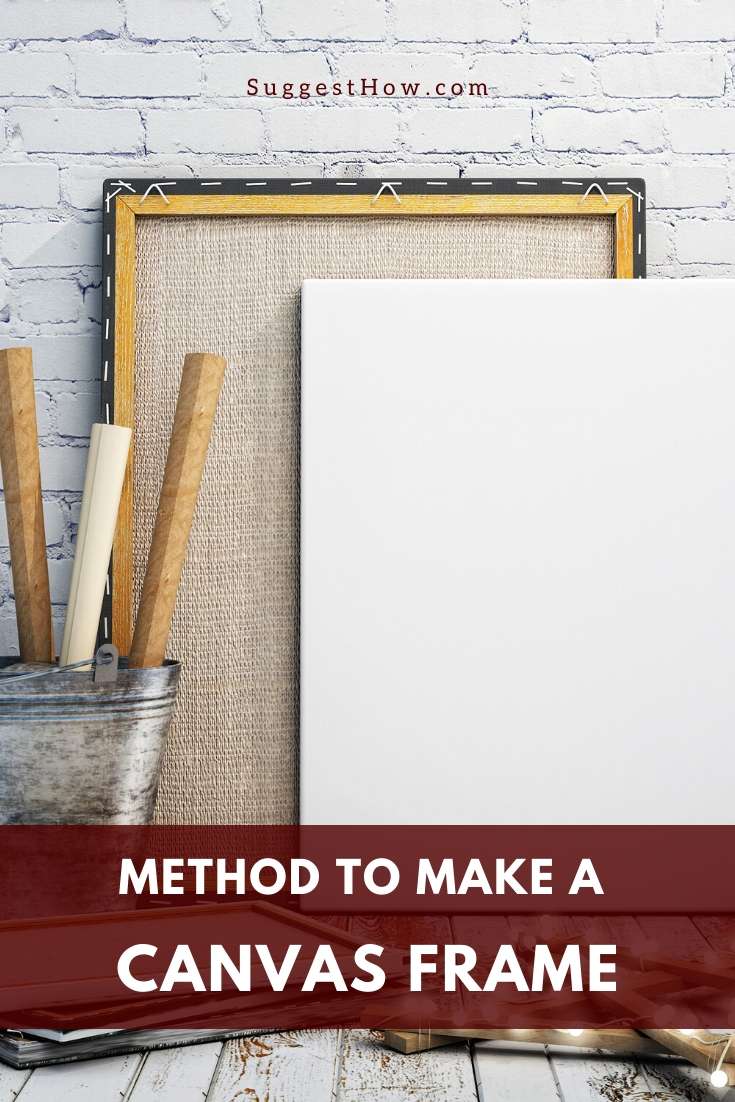 how to make a canvas frame