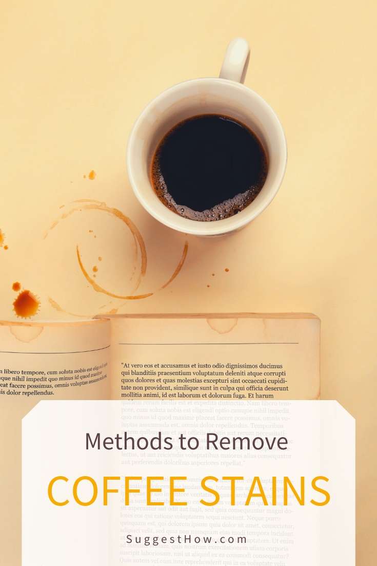 how to remove coffee stains