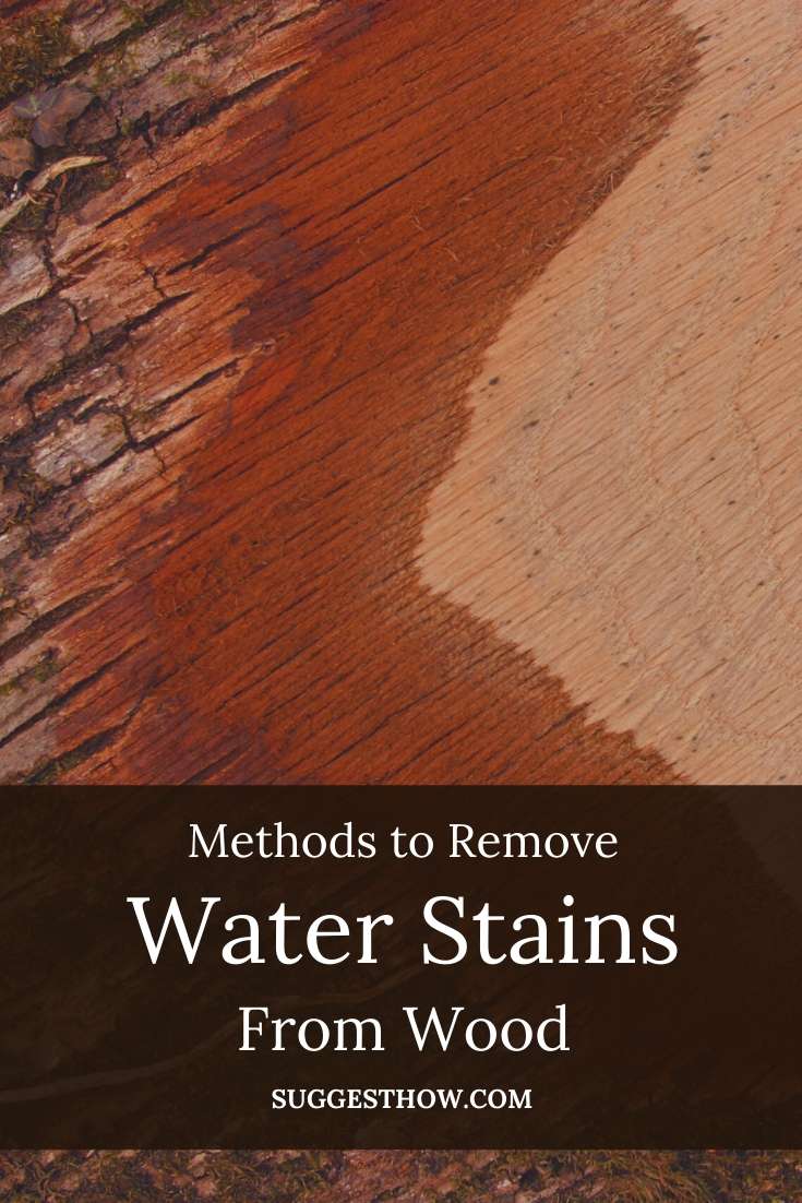 how to remove old water stains from wood