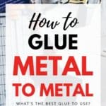 how to glue metal to metal