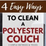 How to clean polyester couch