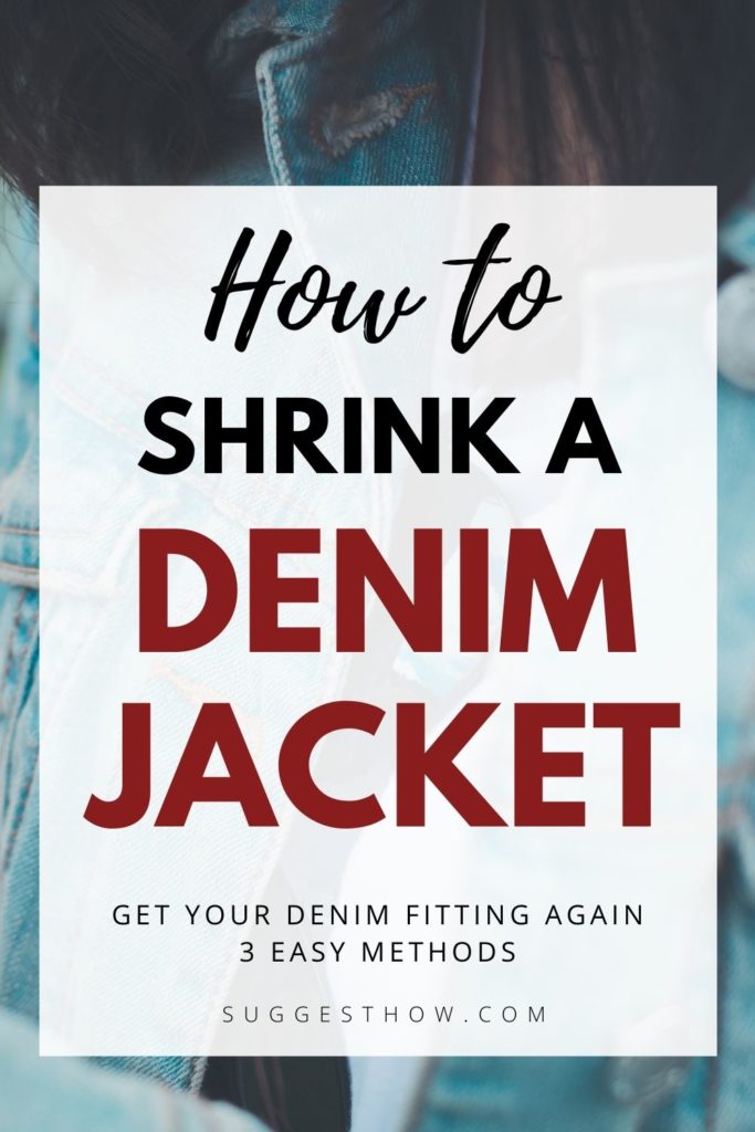 how to shrink a denim jacket