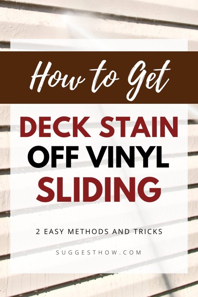 How to Get Deck Stain off Vinyl Siding 3 Methods to Choose