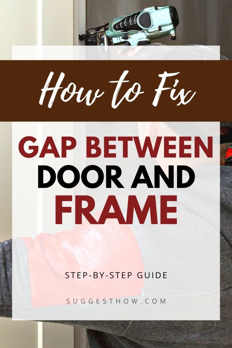 How To Fix Gap Between Door And Frame