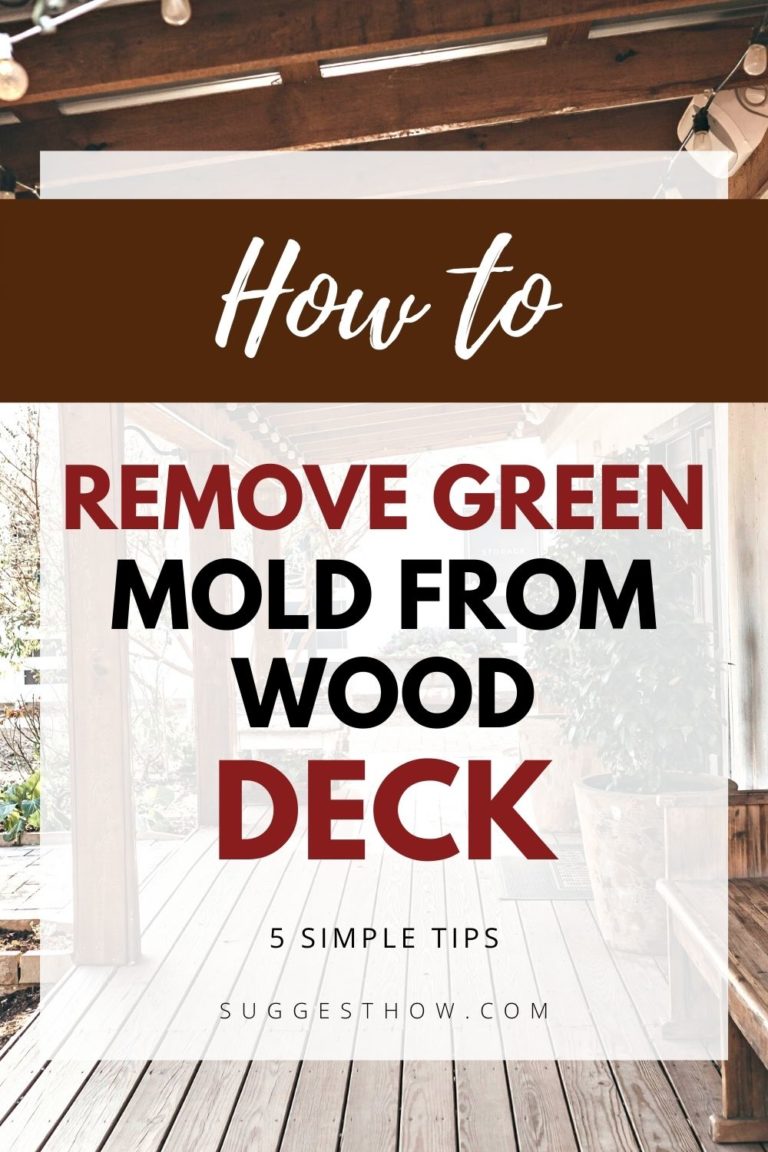 How to Remove Green Mold from Wood Deck 5 Simple Tips